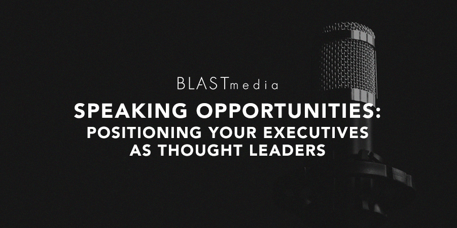 speaking opportunities