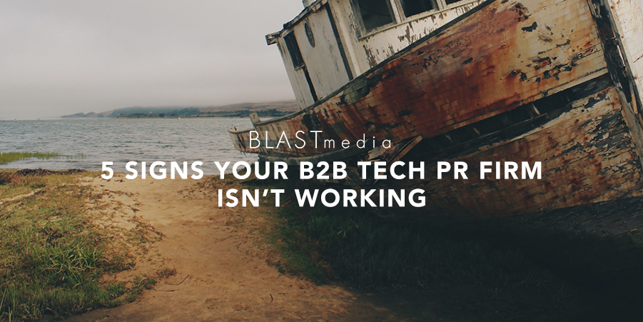 b2b tech pr firm