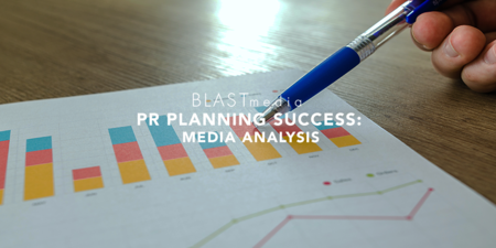 PR planning success: media analysis graphic